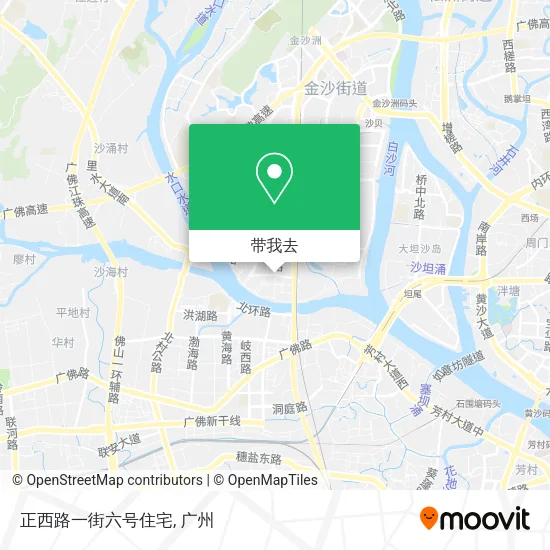 正西路一街六号住宅地图