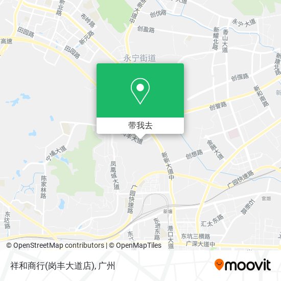 祥和商行(岗丰大道店)地图