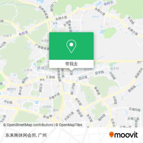 东来阁休闲会所地图