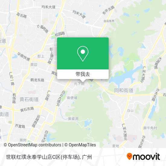 世联红璞永泰学山店C区(停车场)地图