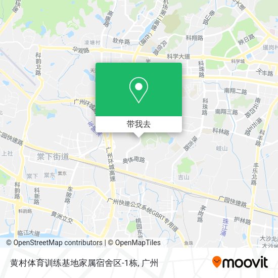 黄村体育训练基地家属宿舍区-1栋地图