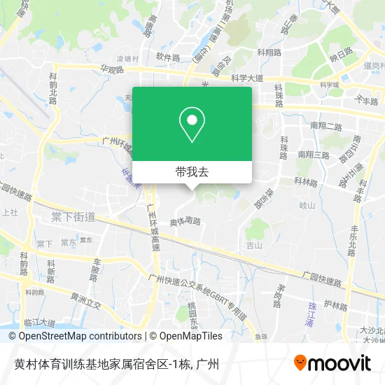 黄村体育训练基地家属宿舍区-1栋地图