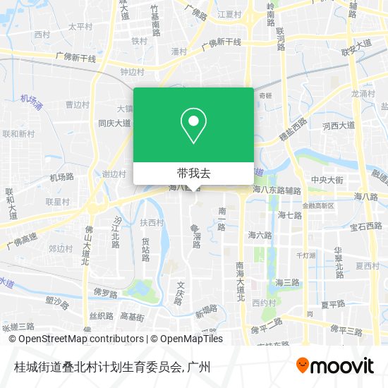 桂城街道叠北村计划生育委员会地图