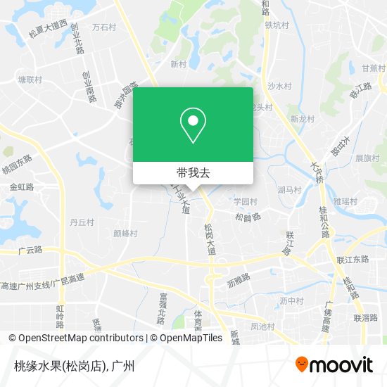 桃缘水果(松岗店)地图