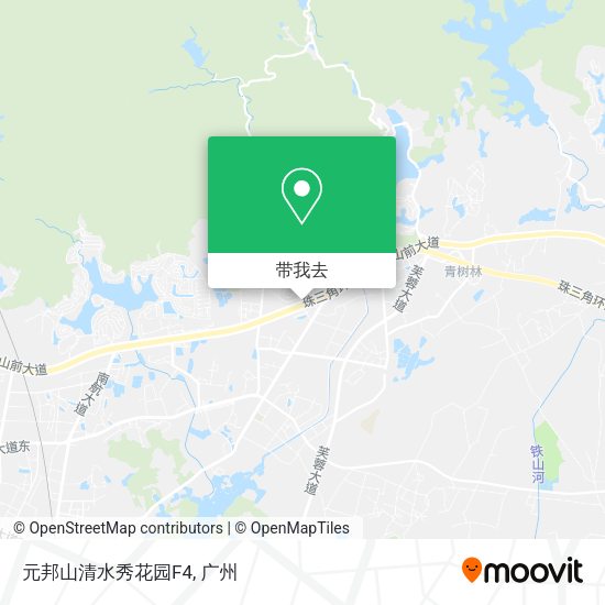 元邦山清水秀花园F4地图