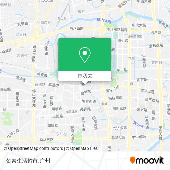 贺泰生活超市地图