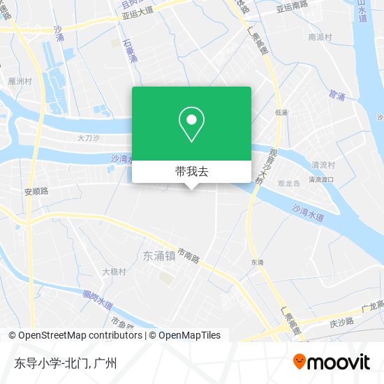 东导小学-北门地图
