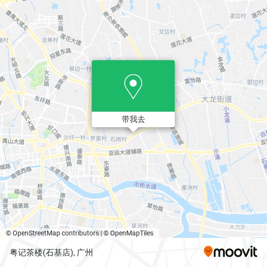 粤记茶楼(石基店)地图