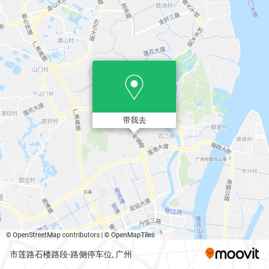 市莲路石楼路段-路侧停车位地图