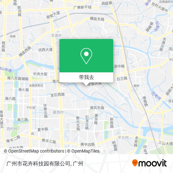 广州市花卉科技园有限公司地图