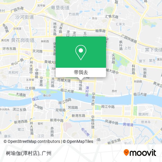 树瑜伽(潭村店)地图