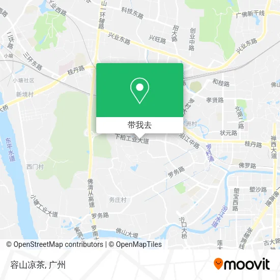 容山凉茶地图