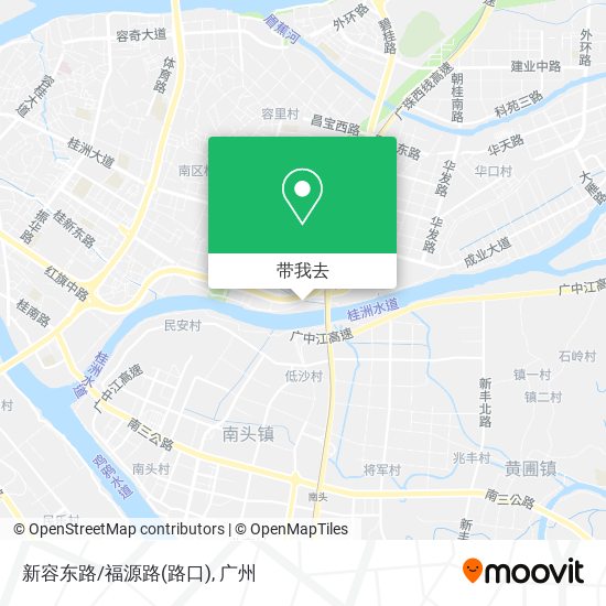 新容东路/福源路(路口)地图