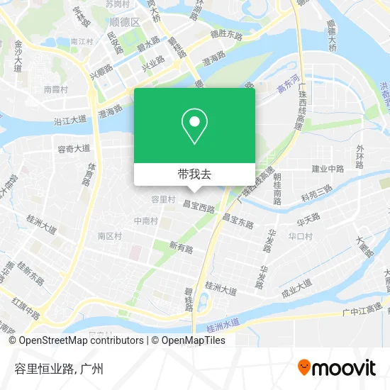 容里恒业路地图
