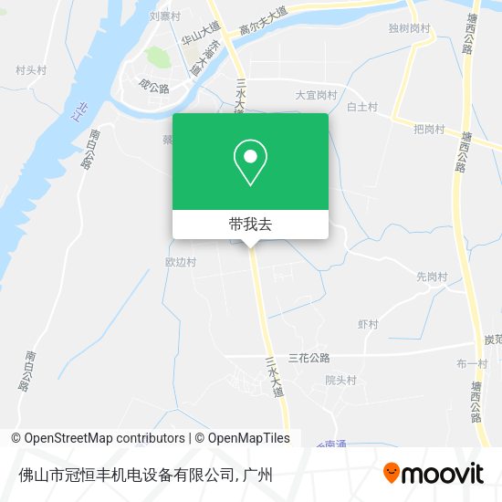 佛山市冠恒丰机电设备有限公司地图