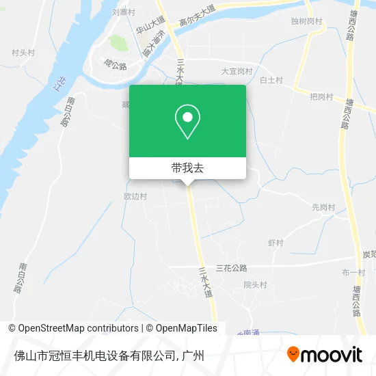 佛山市冠恒丰机电设备有限公司地图
