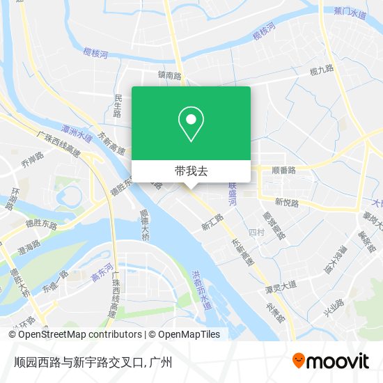 顺园西路与新宇路交叉口地图
