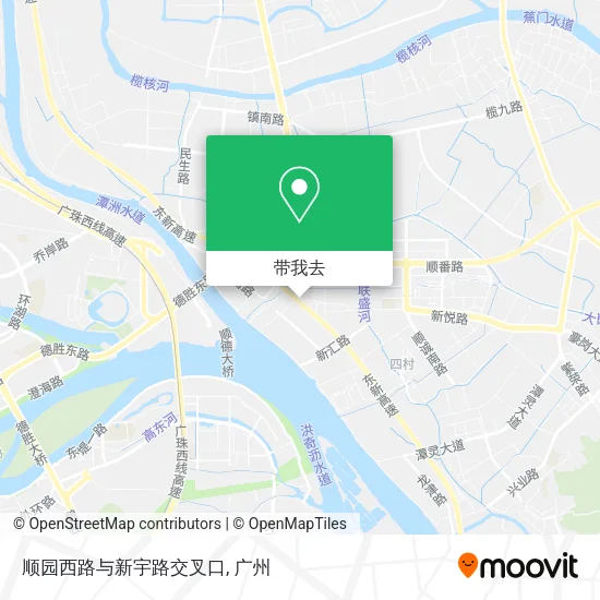顺园西路与新宇路交叉口地图