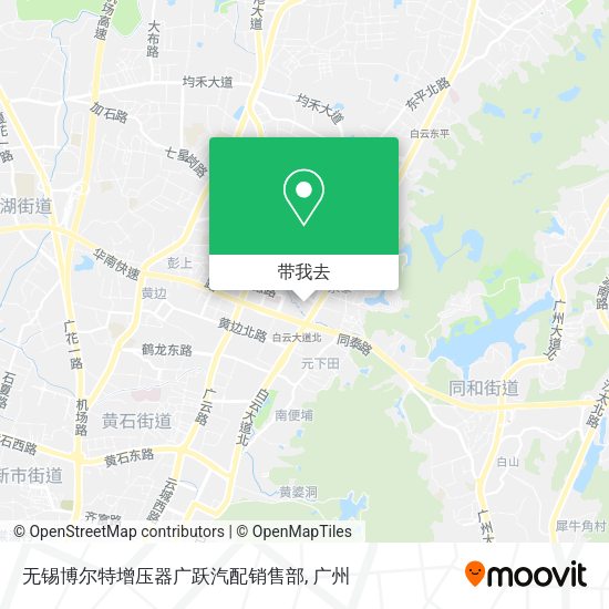 无锡博尔特增压器广跃汽配销售部地图