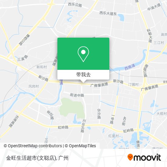金旺生活超市(文聪店)地图