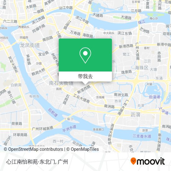 心江南怡和苑-东北门地图