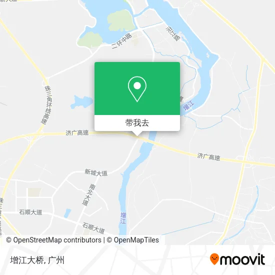 增江大桥地图