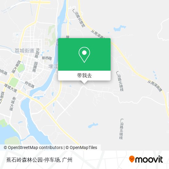 蕉石岭森林公园-停车场地图