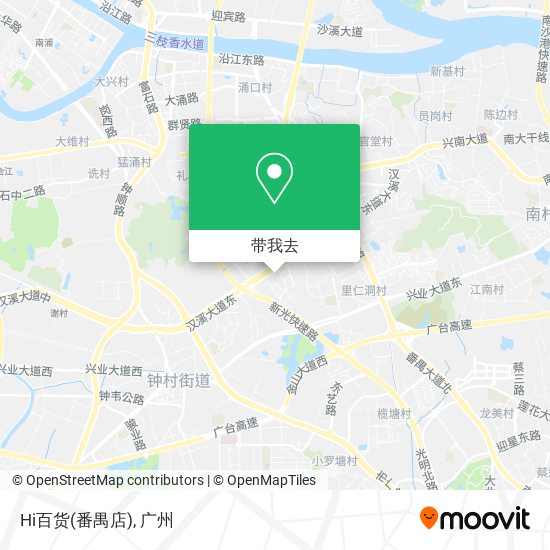 Hi百货(番禺店)地图