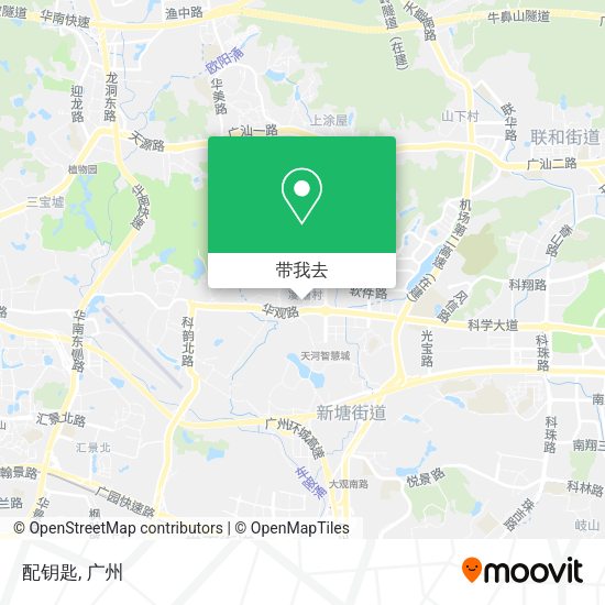 配钥匙地图