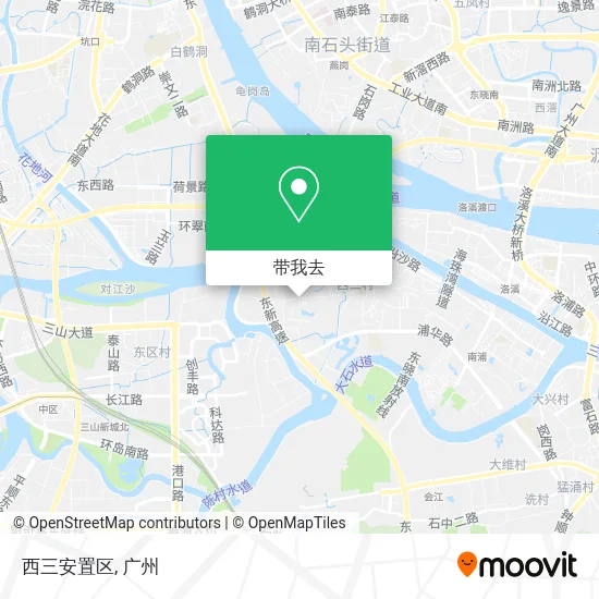 西三安置区地图