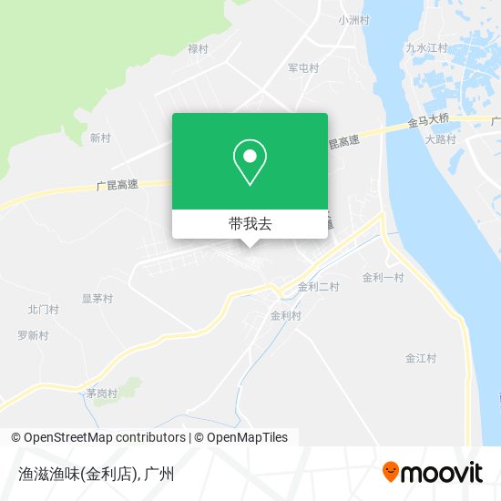 渔滋渔味(金利店)地图