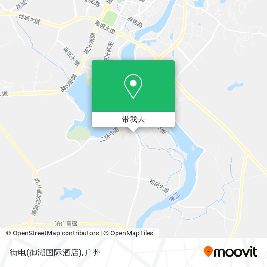 街电(御湖国际酒店)地图