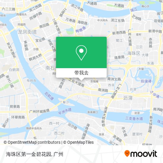 海珠区第一金碧花园地图