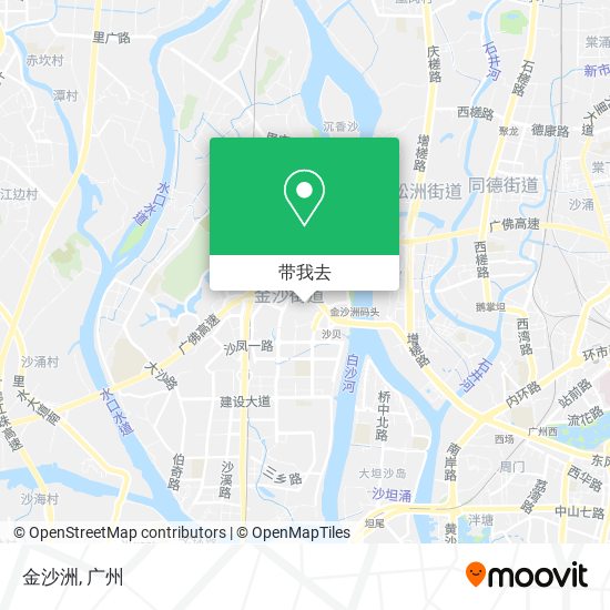 金沙洲地图