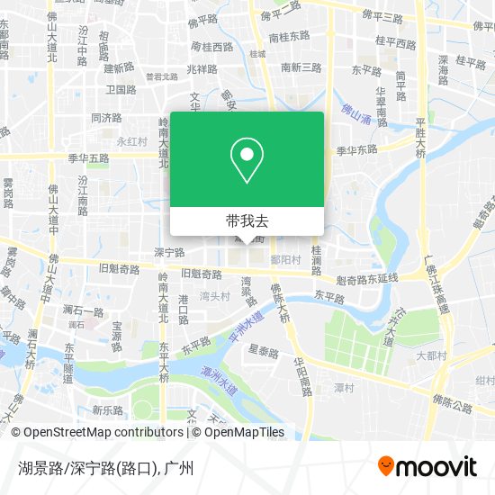 湖景路/深宁路(路口)地图