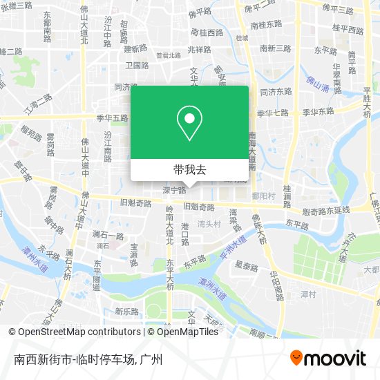 南西新街市-临时停车场地图