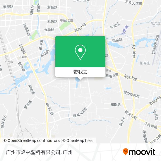 广州市烽林塑料有限公司地图