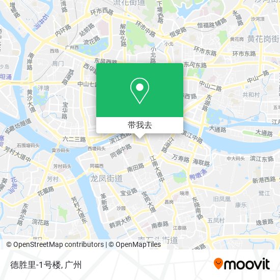 德胜里-1号楼地图