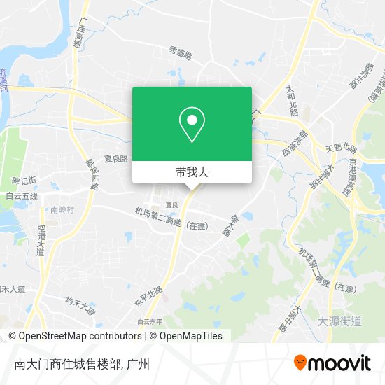 南大门商住城售楼部地图