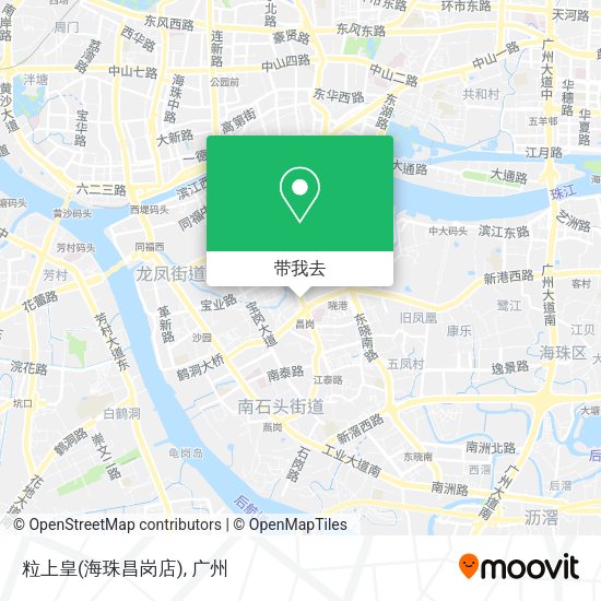 粒上皇(海珠昌岗店)地图