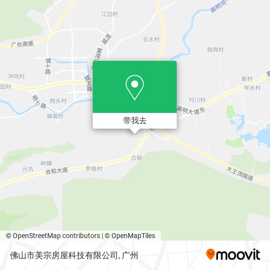 佛山市美宗房屋科技有限公司地图