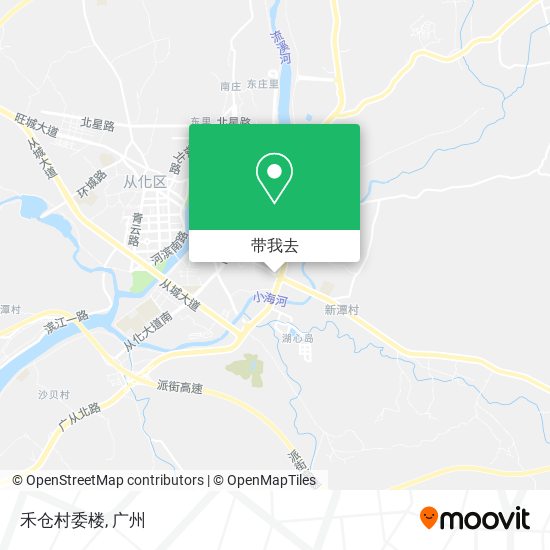 禾仓村委楼地图