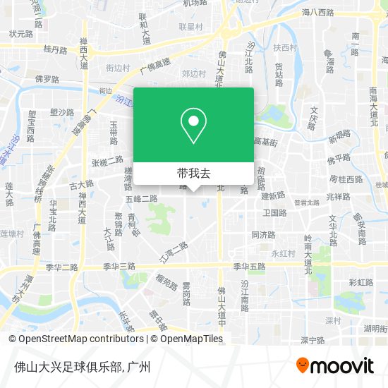 佛山大兴足球俱乐部地图