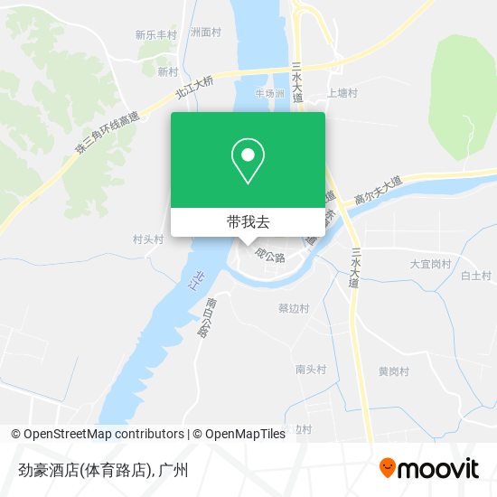 劲豪酒店(体育路店)地图