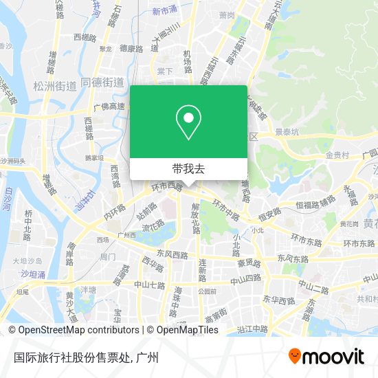 国际旅行社股份售票处地图