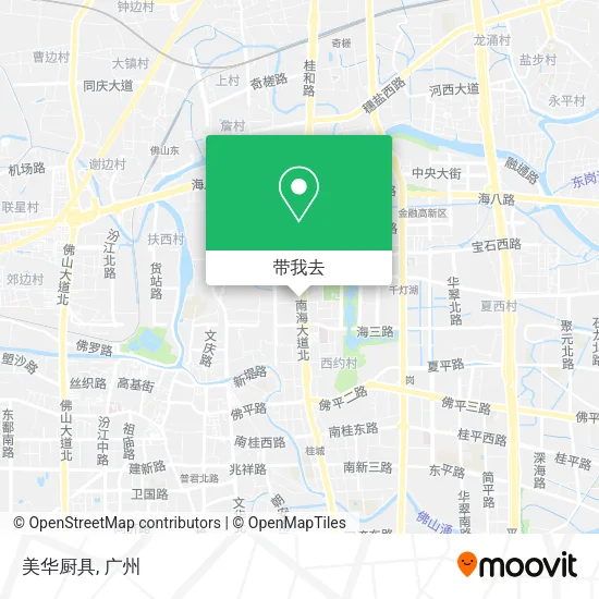 美华厨具地图