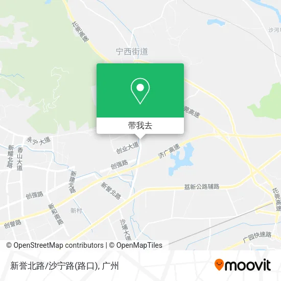 新誉北路/沙宁路(路口)地图