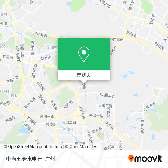 中海五金水电行地图