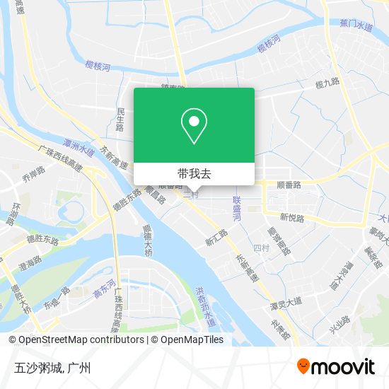 五沙粥城地图