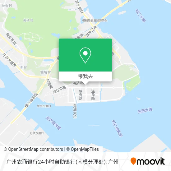 广州农商银行24小时自助银行(南横分理处)地图